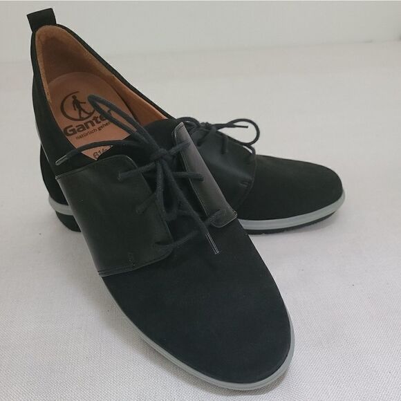 Ganter Orthopedic Black Leather Lace-Up Oxfords โ 8.5 US / 6.5 UK - Picture 3 of 12